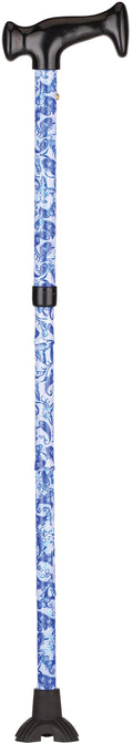 PRINT_QT3027 BLUE PORCELAIN STANDING