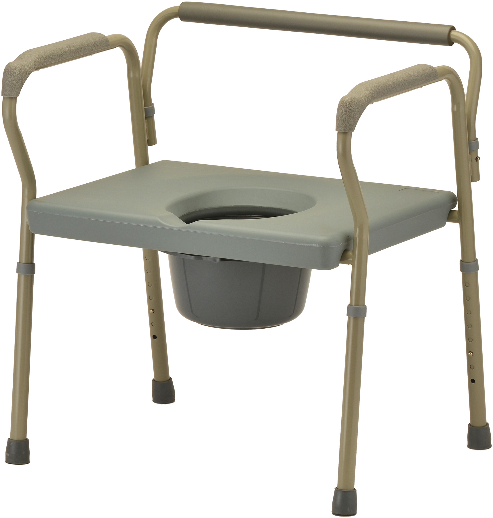 DROP ARM COMMODE TRANSPORT CHAIR WITH WHEELS Jackson Medical Supply