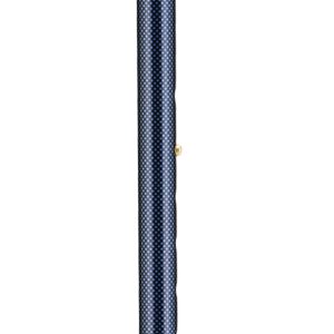 CANE OFFSET WITH STRAP- PURPLE CHECKERS