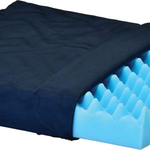 3 INCH COCCYX FOAM CUSHION WITH COVER FOR 18 INCH X 16 INCH  WHEELCHAIR