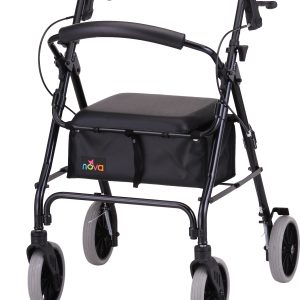 ZOOM 22 ROLLING WALKER - BLACK