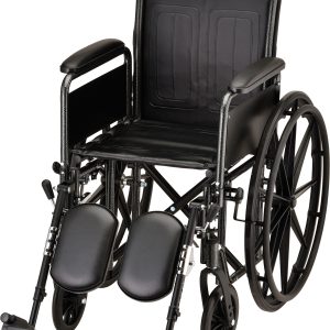 HAMMERTONE WHEELCHAIR- 16 INCH WITH DETACHABLE FULL ARMS & ELEVATING LEGREST