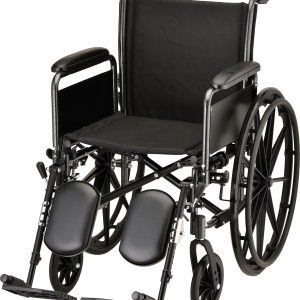 HAMMERTONE WHEELCHAIR- 18 INCH WITH DETACHABLE ARMS FULL ARMS & ELEVATING LEGREST