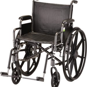HAMMERTONE WHEELCHAIR- 18 INCH WITH DETACHABLE DESK ARMS & SWINGAWAY FOOTREST