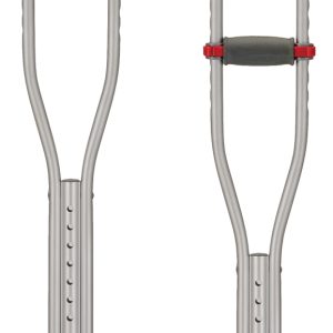 CRUTCH ALUMINUM QUICK ADJUSTABLE EXTRA -SHORT CRUTCH - QUICK ADJUSTABLE (PEDIATRIC)