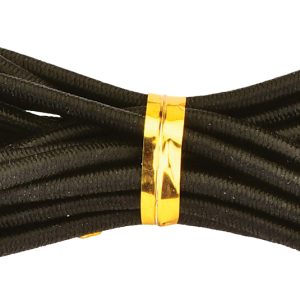 32 INCH ELASTIC SHOELACE - BLACK