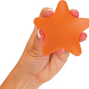 HAND SQUEEZE STAR FIRM ORANGE
